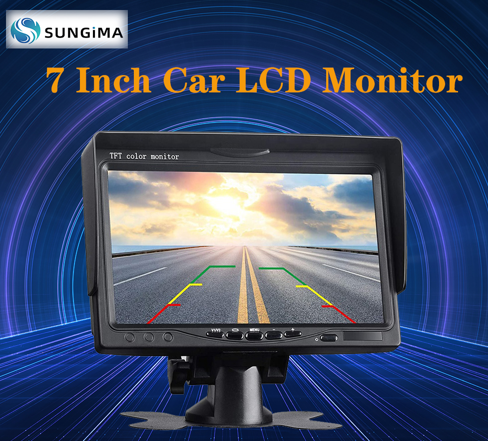 7 Inch TFT LCD Dashboard Car Mirror Rear View Monitor